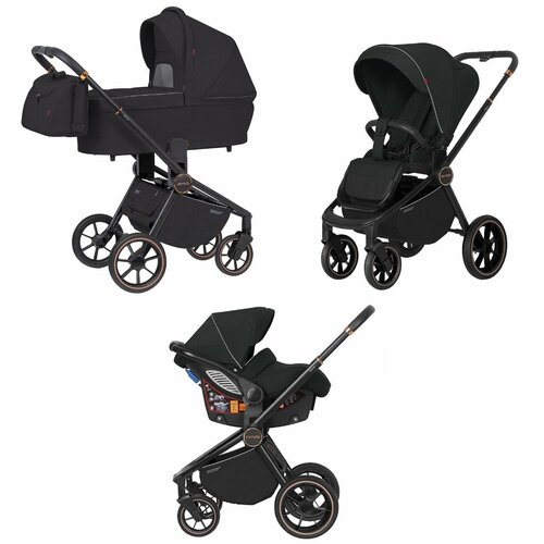 фото Carrello epica 8511/1 коляска 3 в 1 2023: увеличенное колесо, кнопки памяти и увеличенная люлька