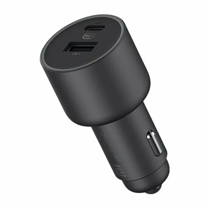 Автомобильная зарядка Xiaomi Car Charge 1A1C 100W, (CC07ZM/BHR4460CN) черный