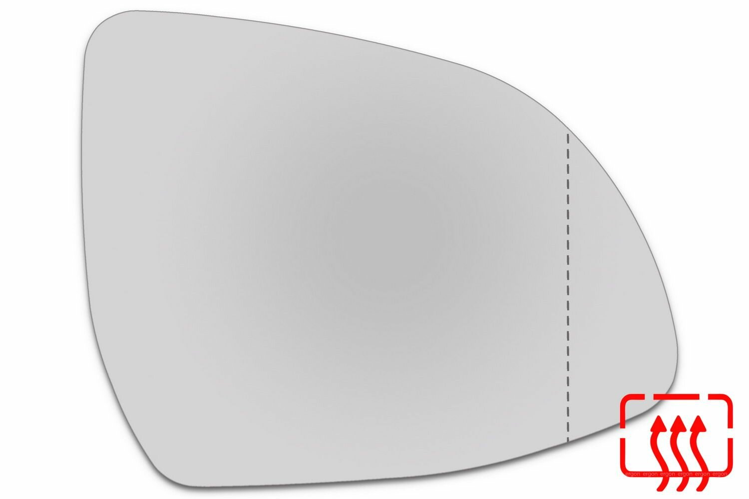 Зеркальный элемент правый BMW X5 G05 (18- ) асферика нейтральный с обогревом