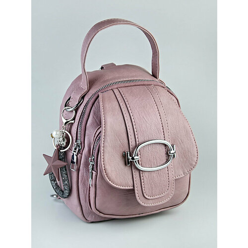 фото Рюкзак "6582-1", фактура зернистая, розовый babak