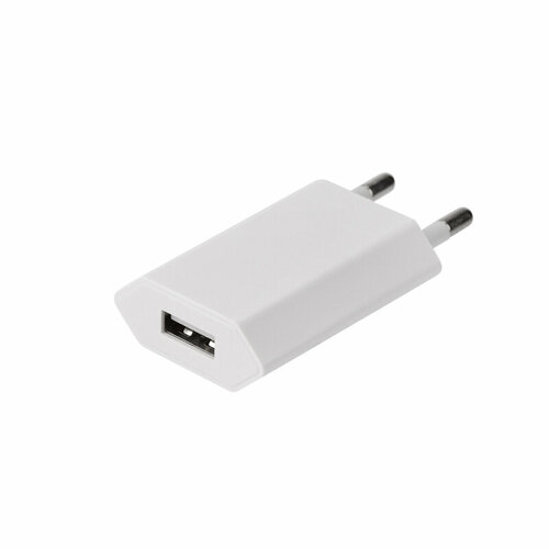 Сетевое зарядное устройство для iPhone/iPad REXANT USB, 5V, 1 A, белое белый