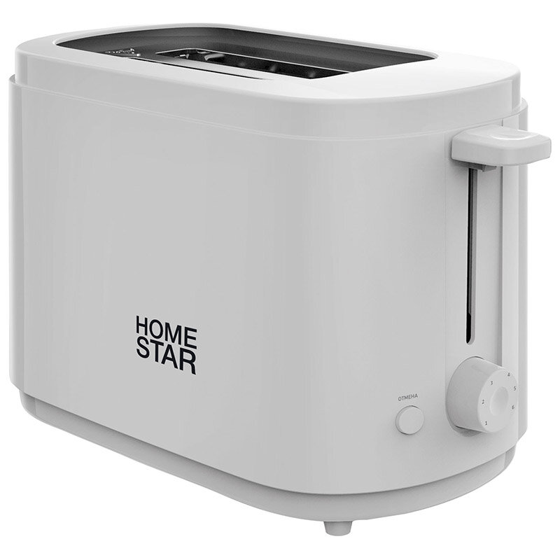 фото Тостер HomeStar HS-1050, цвет: белый, 750 Вт