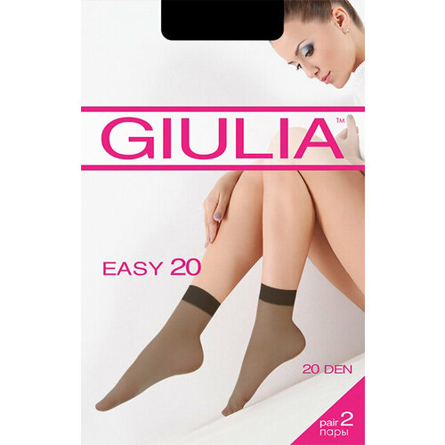 Носки Giulia, 20 den, размер 35/40, черный