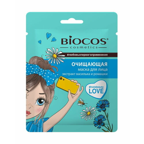 Тканевая маска для лица BioCos Очищающая 1 шт.