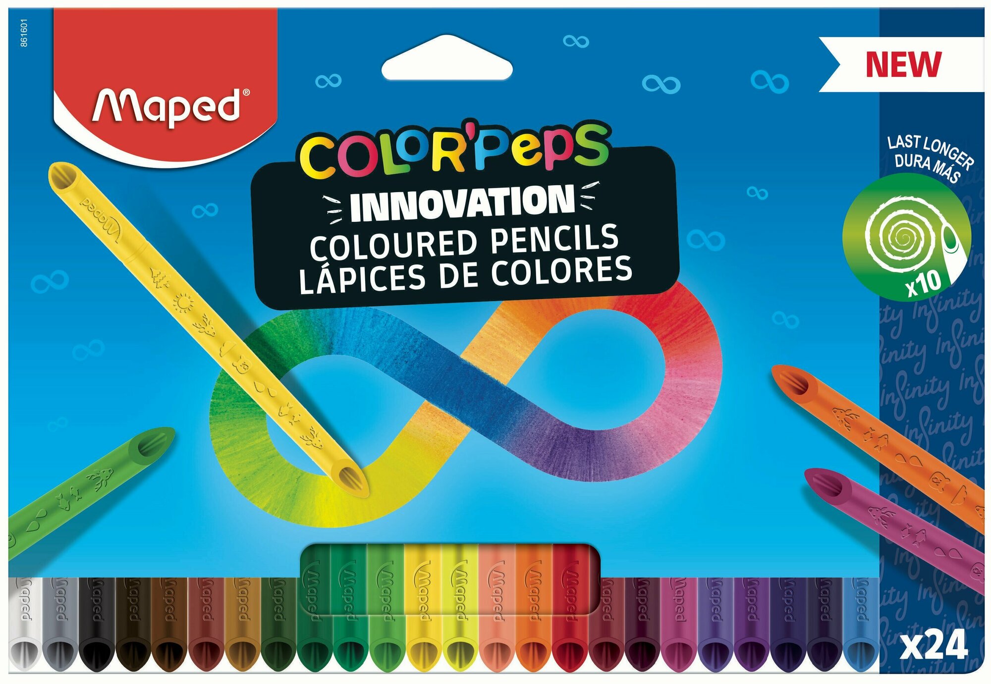 MAPED Набор цветных карандашей Color Peps, 24 цвета