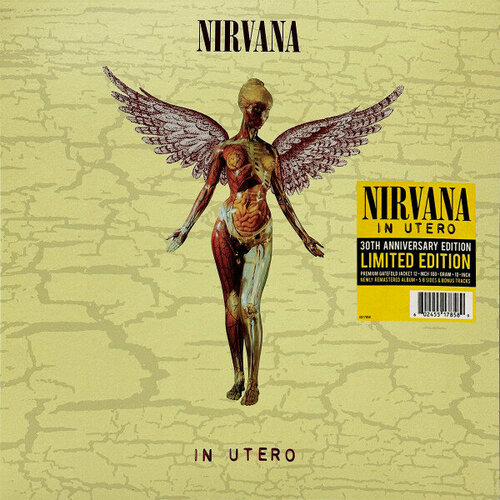 Виниловая пластинка Nirvana / In Utero - deluxe (LP+Single 10, 30th Anniversary, Remastered, Limited Edition) (2LP) виниловая пластинка nirvana in utero 30th anniversary lp 10