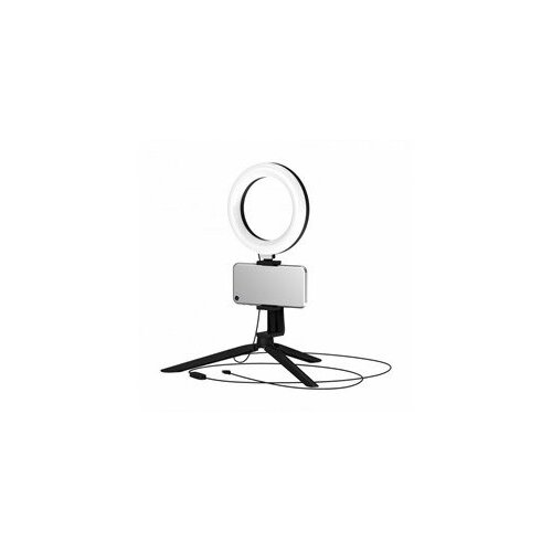Светильник LED Gauss кольцевой 10W Ø16см 600lm 3000-6500K 5V USB IP20 черный дим, пульт LED