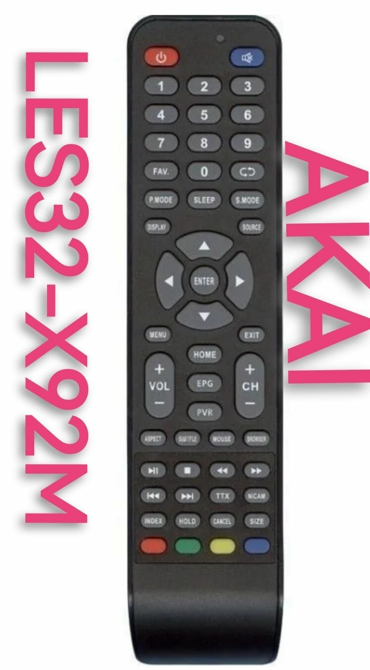 Пульт LES32-X92M для AKAI/акай/акаи телевизора