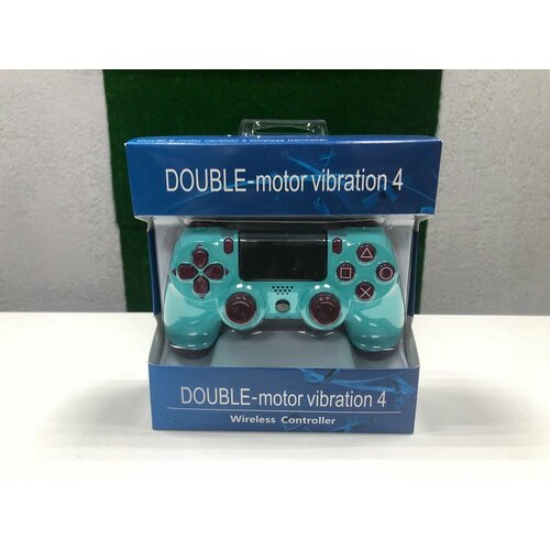 Геймпад для игровой консоли PS4 беспроводной Double-motor vibration 4 голубой 200000₽