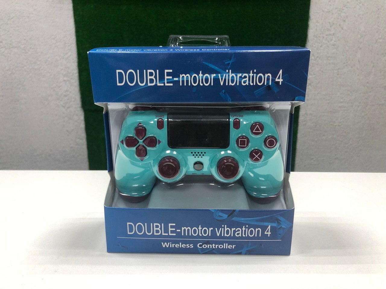 Геймпад для игровой консоли PS4 беспроводной Double-motor vibration 4 голубой
