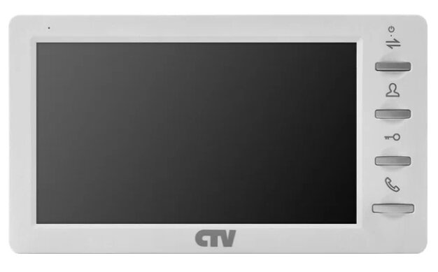 Монитор для домофона/видеодомофона CTV CTV-M1701 Plus белый