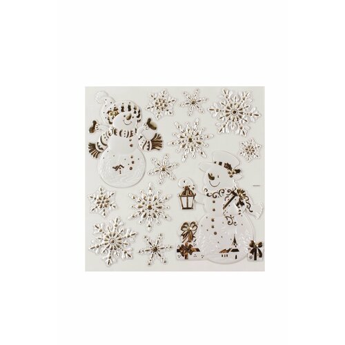 Декоративные наклейки Снеговик 31см 483₽