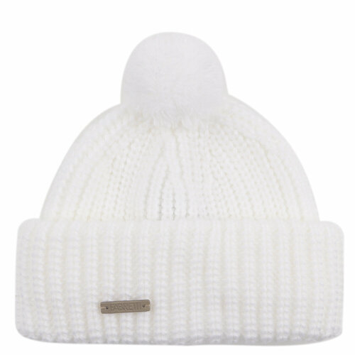 фото Шапка бини fabretti, размер 57, белый