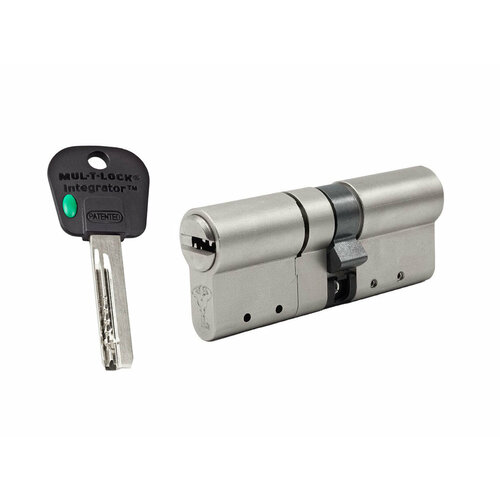 Цилиндр Mul-t-lock Integrator Modular ключ-ключ (размер 65х60 мм) - Никель, Флажок цилиндр mul t lock integrator modular ключ ключ размер 60х35 мм никель флажок