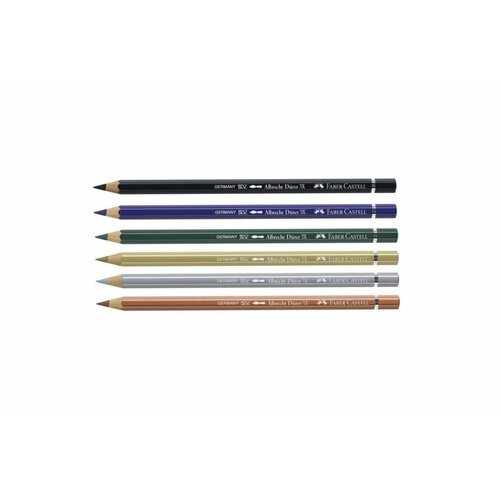 Faber-Castell Набор акварельных карандашей Faber-Castell Durer особые оттенки, 6шт