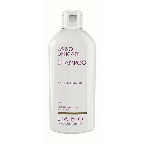 Ухаживающий шампунь для чувствительной кожи головы Labo Cosprophar Delicate Shampoo 3 Hyaluronic Acids Man