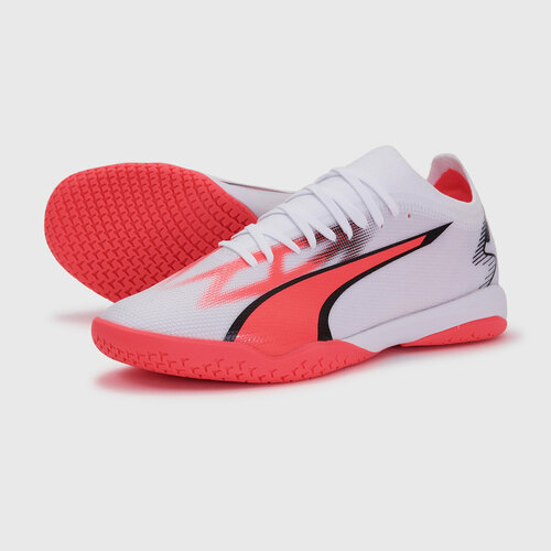 Футзалки PUMA 10752201, размер 8.5 UK, белый, красный