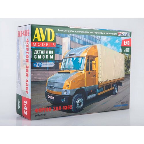1624 AVD Models ЗИЛ 4362 фургон (1:43) 1613 avd models грузовой автомобиль зил 230100 1 43