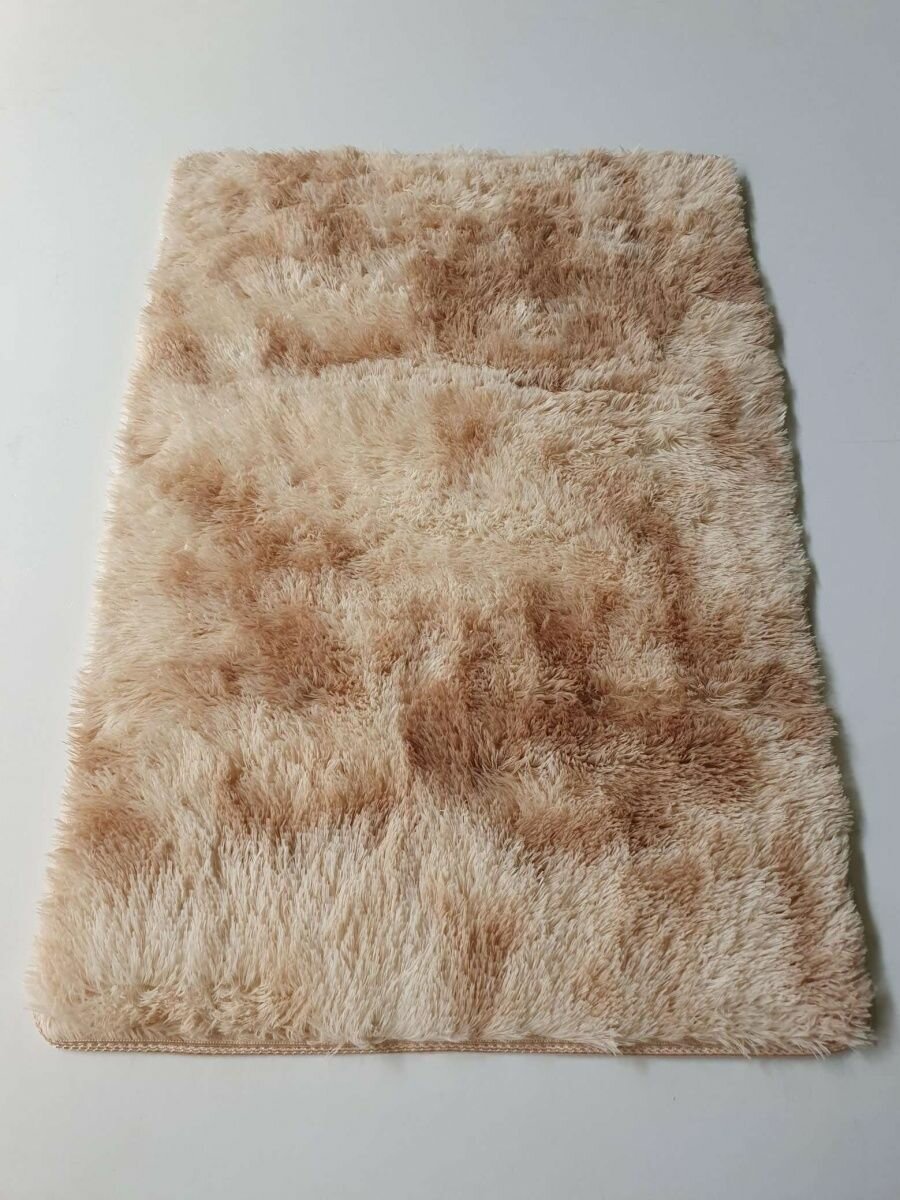 Ковер комнатный на пол, меховой коврик 160х230 см Tie-dyed - фотография № 3