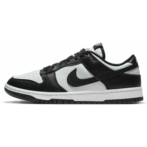 фото Кроссовки nike dunk low retro, размер 10.5, черный, белый