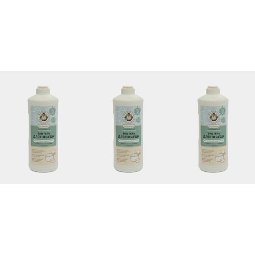 Рецепты бабушки Агафьи Гель для посуды на основе пищевой соды Натуралный ЭКО 500 мл 3 шт 1170₽