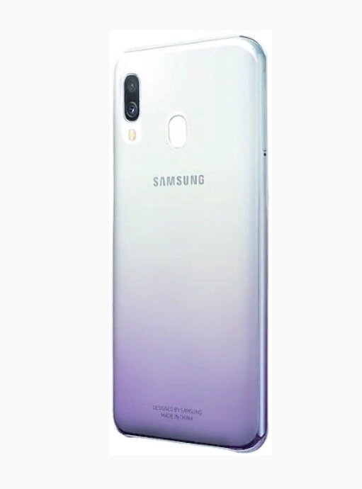 Чехол-крышка Samsung EF-AA405CBEGRU Gradation Cover для Galaxy A40, поликарбонат, черный - фото №11