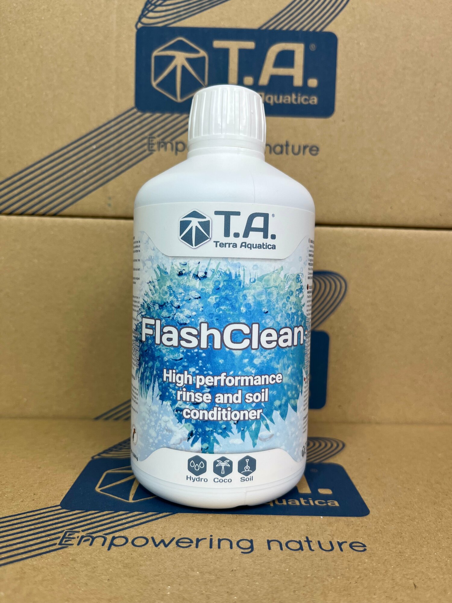 FlashClean (Flora Kleen GHE) / раствор для выведения солей 0,5 л - фотография № 2