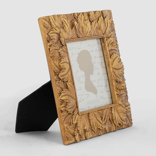 Фоторамка Kimberley листья 17x12x167 см золотистая 1224₽