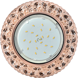 фото Встраиваемый светильник Ecola "Бабочки" GX53 FL53PBEFB