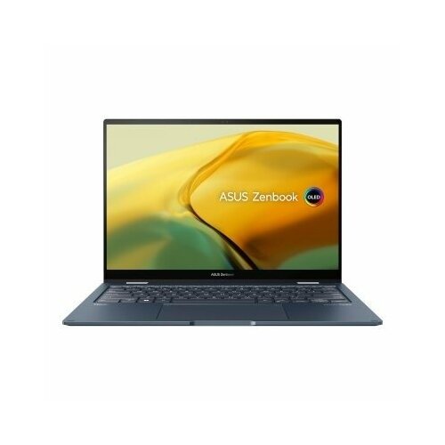 ASUS Ноутбук ASUS ZenBook14 Flip OLED UP3404VA-KN026W flip 90NB10E2-M002A0 Ponder Blu 14 OLED Touch i7 1360P16384Mb1024SSDGb Iris XeWin11Home Numb 17596200₽