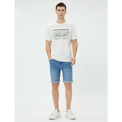 фото Шорты koton, размер 48/50, синий