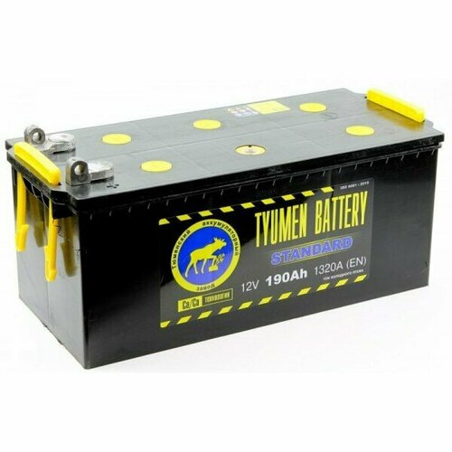 Аккумулятор Тюмень TYUMEN BATTERY STANDARD 190 прямая полярность 6СТ-190