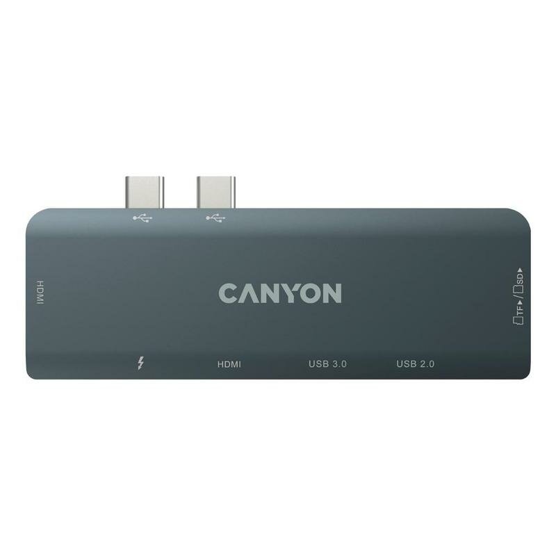 USB-концентратор Canyon 7-в-1 (CNS-TDS05B) разъемов: 2