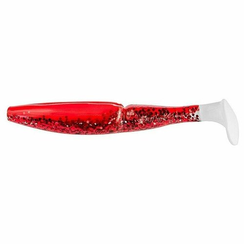 Виброхвост Helios Guru Red Sparkles WT, 7.6 см, 9 шт. (HS-29-034) (комплект из 3 шт)