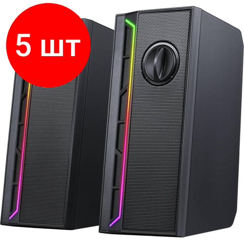 Комплект 5 штук Акустическая система 20 Redragon Calliope RGB USB35мм аудио-вход 71791 1699400₽