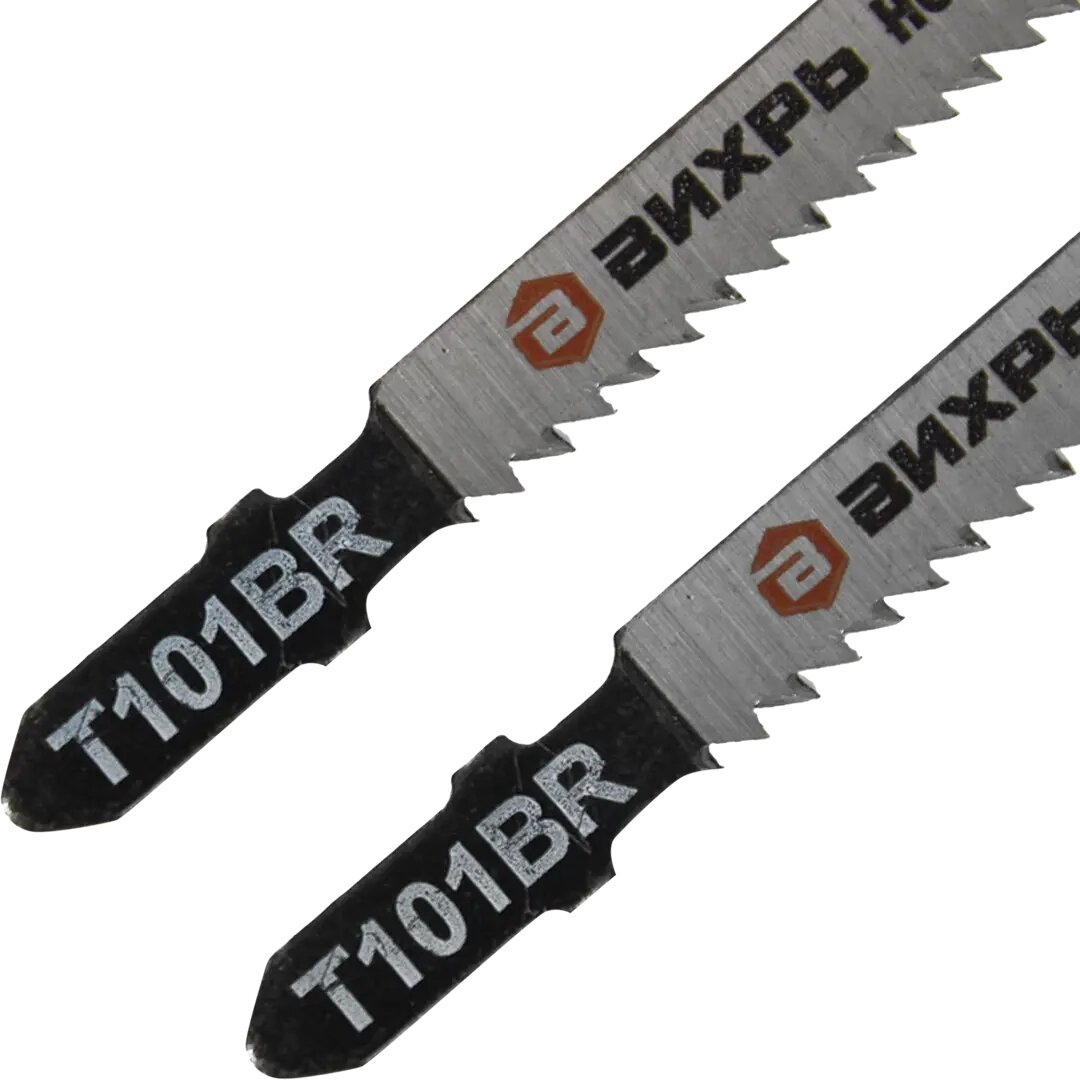 Изображение Пилка для лобзика по ламинату Вихрь T101BR чистый рез, 2 шт.