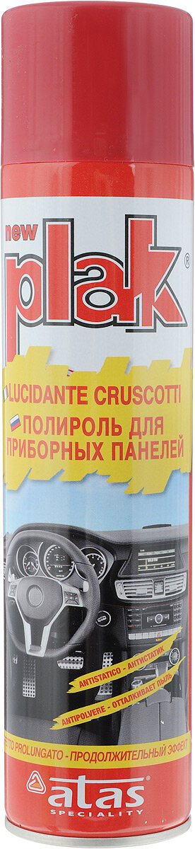 Полироль для приборных панелей Plak "Вишня" 400 мл