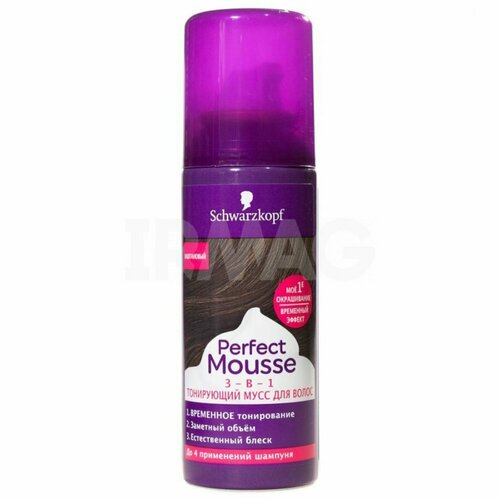 Мусс для волос Schwarzkopf Perfect Mousse Тонирующий, 120 мл.