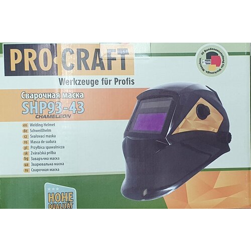 Сварочная маска ProCraft SHP93-43 (Ф5) Хамелион