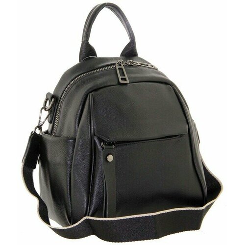 фото Рюкзак , фактура зернистая, черный lemoor