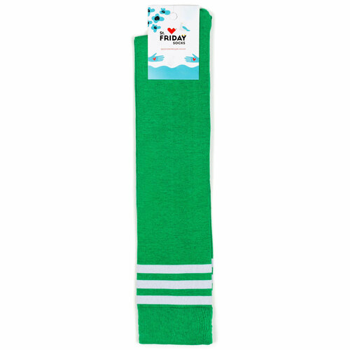 Носки St. Friday, размер 38-41, белый, зеленый