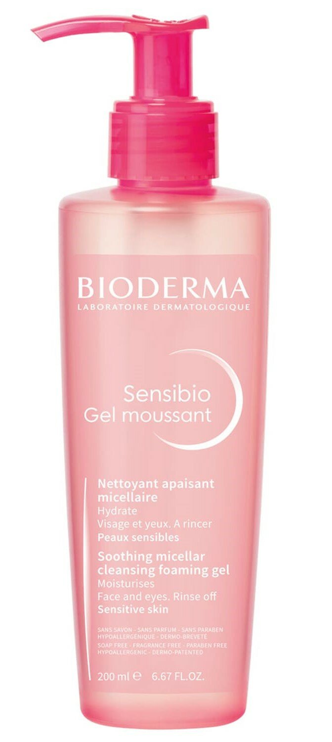 Гель-мусс BIODERMA Сенсибио очищающий 200 мл