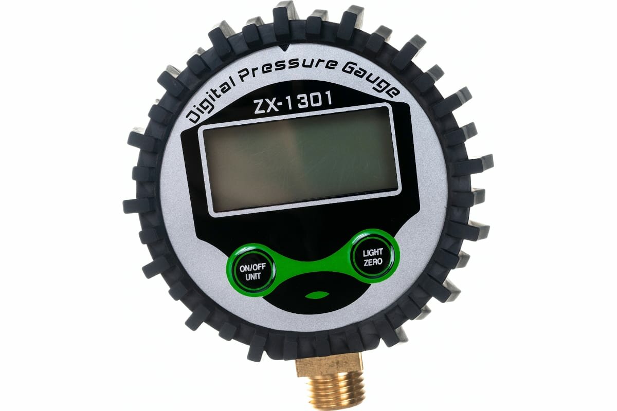 Индикатор давления ROCKFORCE RF-SDG-100, цифровой, для пневмосистем, 1/4", Psi, Kpa, Bar, Kgf/cm2, блистер