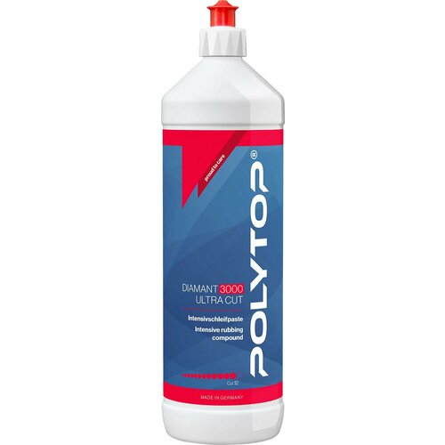 POLYTOP Diamant 3000 Ultra Cut - Абразивная полировальная паста (P1500), 1L