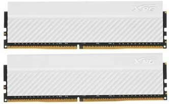 Модуль памяти ADATA XPG Gammix D45 Gaming DDR4 Общий объём памяти 32Гб Module capacity 16Гб Количество 2 3200 МГц Радиатор Множитель частоты шины 16 1.35 В белый AX4U320016G16A-CWHD45