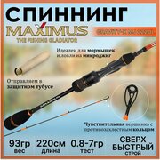 Спиннинг Maximus GRAVITY-X MicroJig 222UL 2.20м 0.8-7гр