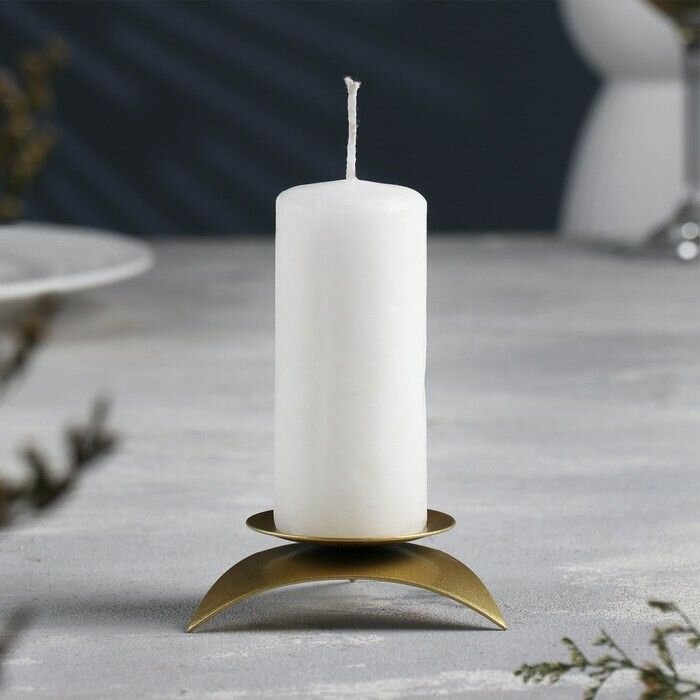 Подсвечник "Звездочка" металл на одну свечу, 9х3,5 см