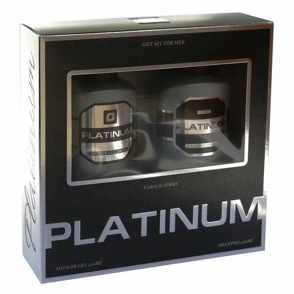 Подарочный набор Фестива Platinum мужской Гель для душа 250мл +Шампунь 250мл - фото №2
