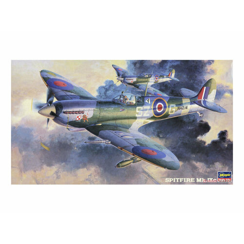 61035 tamiya английский истребитель spitfire mk vb trop 1 48 09079 Hasegawa Истребитель Supermarine Spitfire Mk.IXC (1:48)