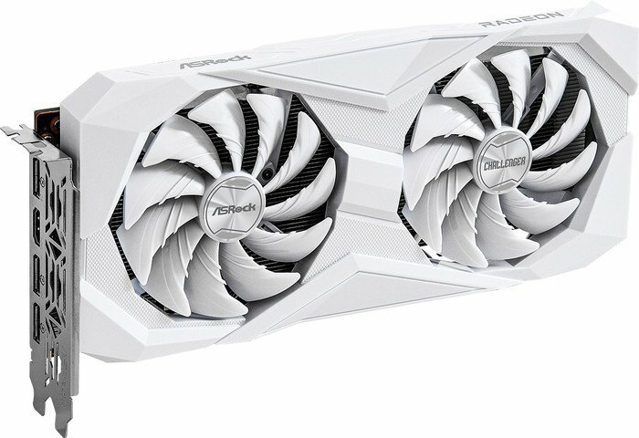 ASRock RX6600 Challenger White 8GB GDDR6 HDMI DPx3 2FAN RTL RX6600 CLW 8G